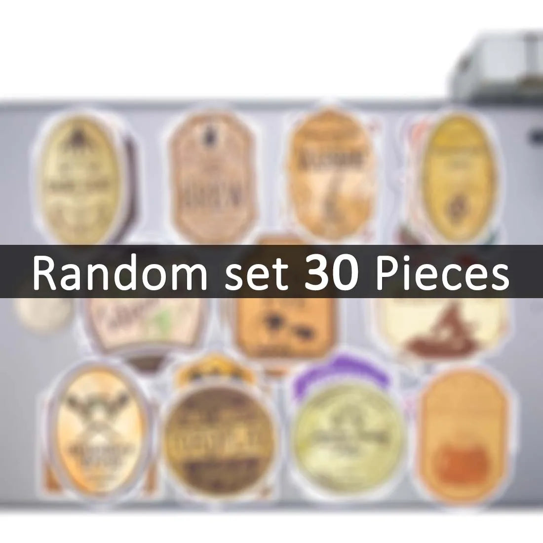 20/30/50Pieces Retro Alchemy Witch Brew Magic Potion Label Stickers