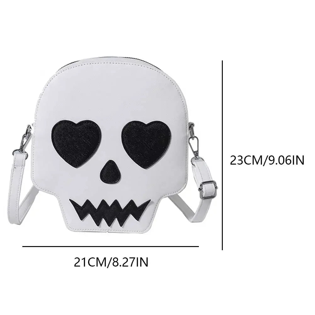 Novelty Halloween Ghost Bag Gift Women Gothic Shoulder Bag Devil Skull Funny Crossbody Bags Female Girls Ghost Handbags Purse