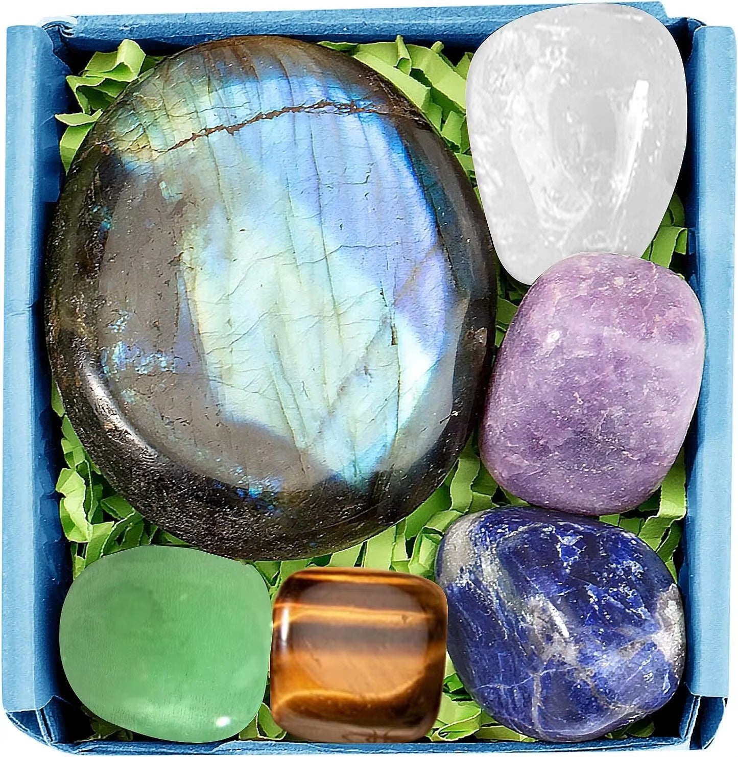 Crystals and Healing Stones Set for Abundance and Prosperity