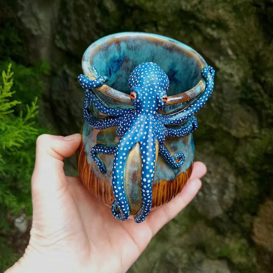 Octocraft - Handmade Octopuses Coffee Mug