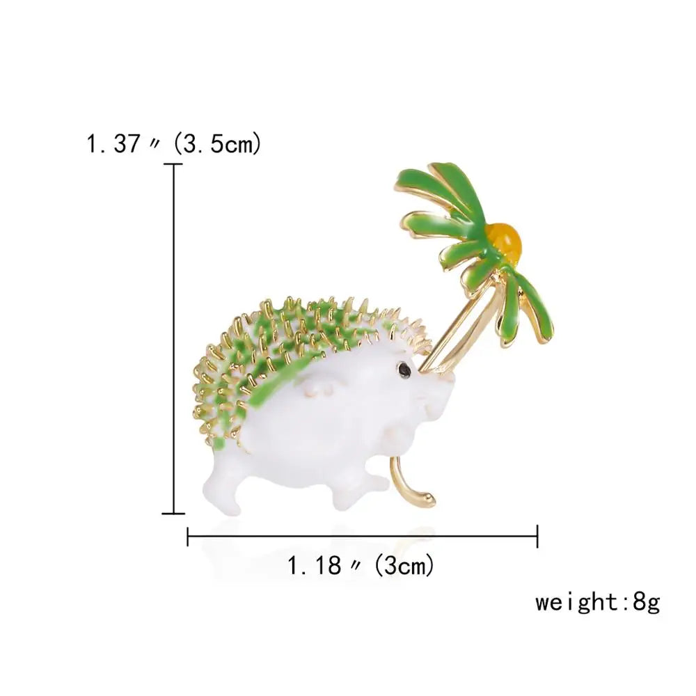 Hedgehog Brooch