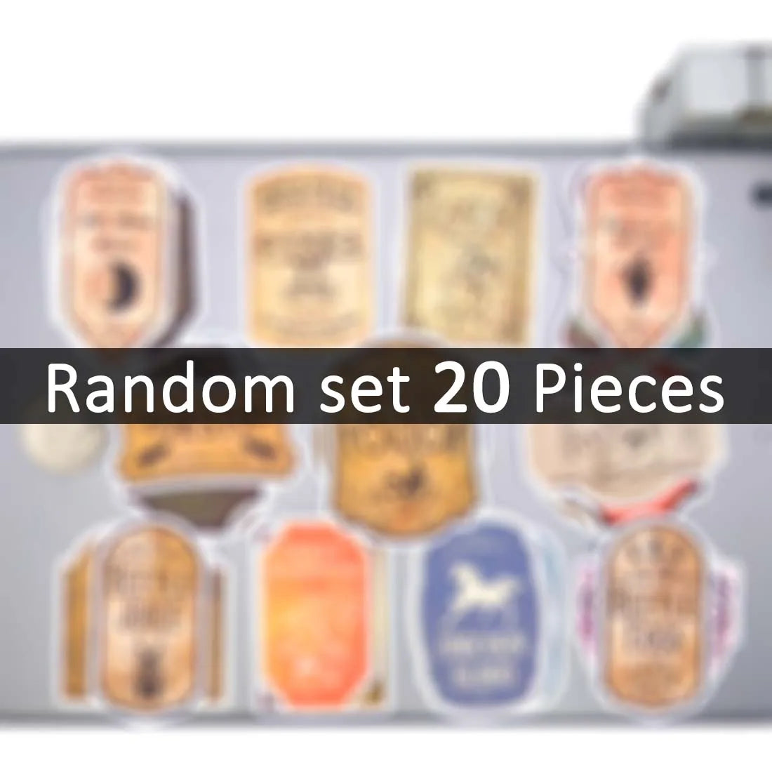 20/30/50Pieces Retro Alchemy Witch Brew Magic Potion Label Stickers