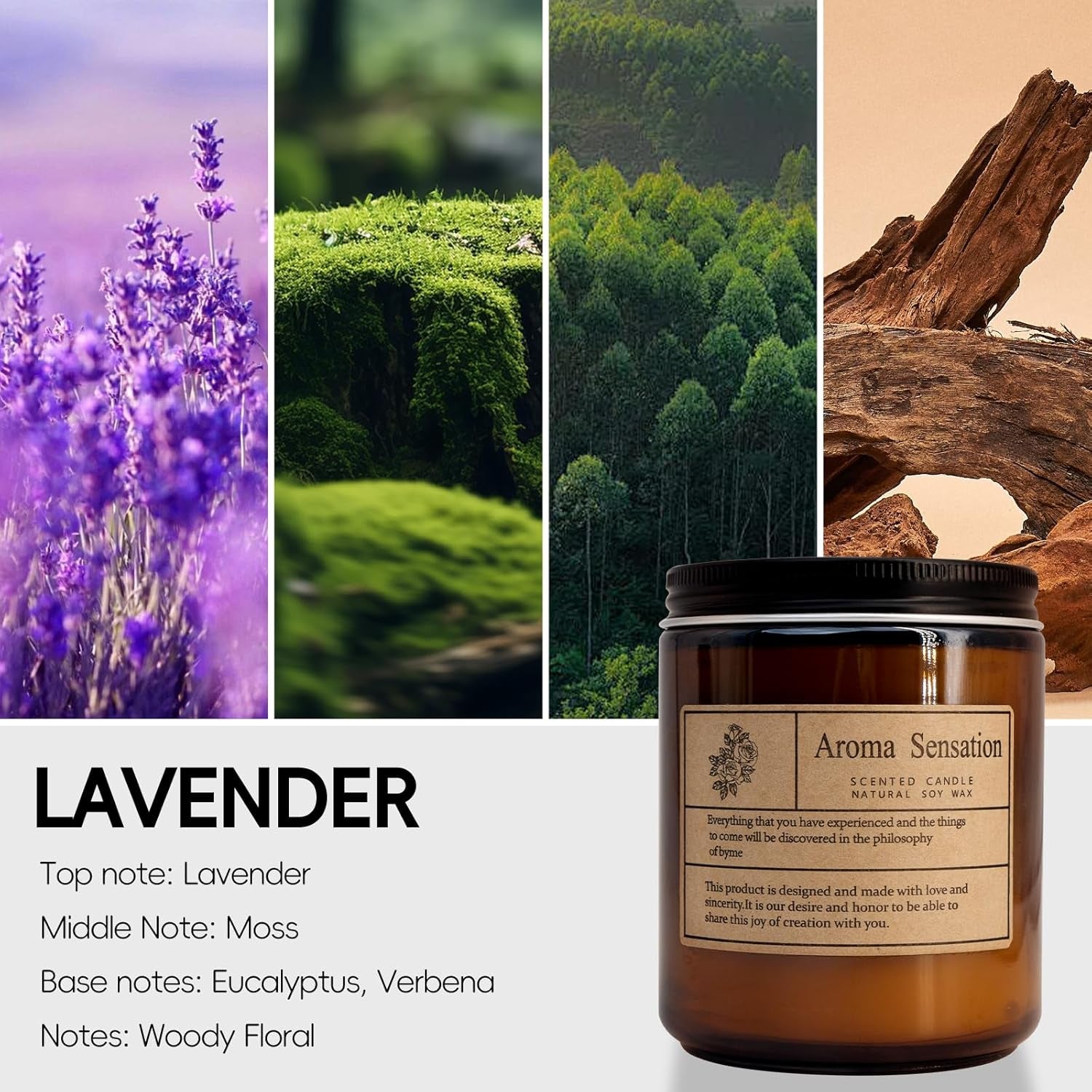 Organic Lavender Candles