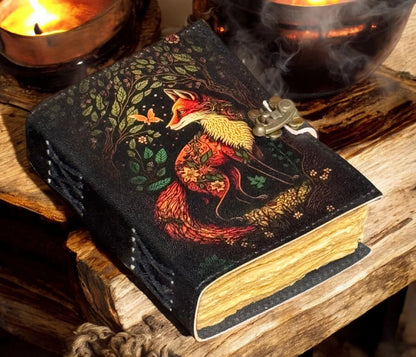 Leather Journal Blank Spell Book