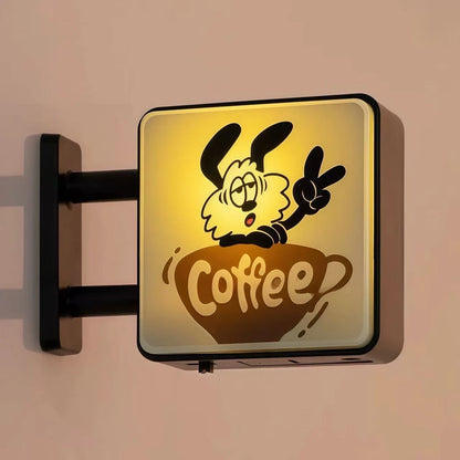 Retro Coffee Corner Refrigerator Magnet