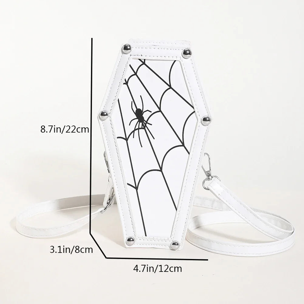 Novelty Halloween Ghost Bag Gift Women Gothic Shoulder Bag Devil Skull Funny Crossbody Bags Female Girls Ghost Handbags Purse