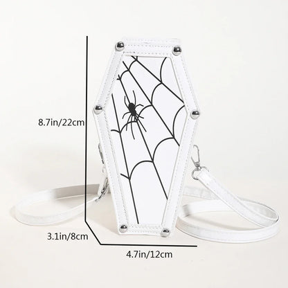 Novelty Halloween Ghost Bag Gift Women Gothic Shoulder Bag Devil Skull Funny Crossbody Bags Female Girls Ghost Handbags Purse