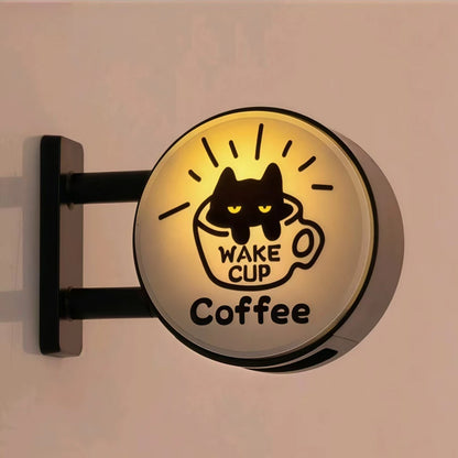 Retro Coffee Corner Refrigerator Magnet