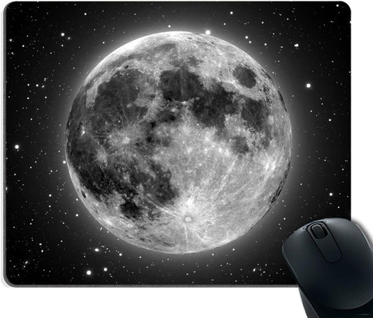 Full Moon with Stars Mousepad