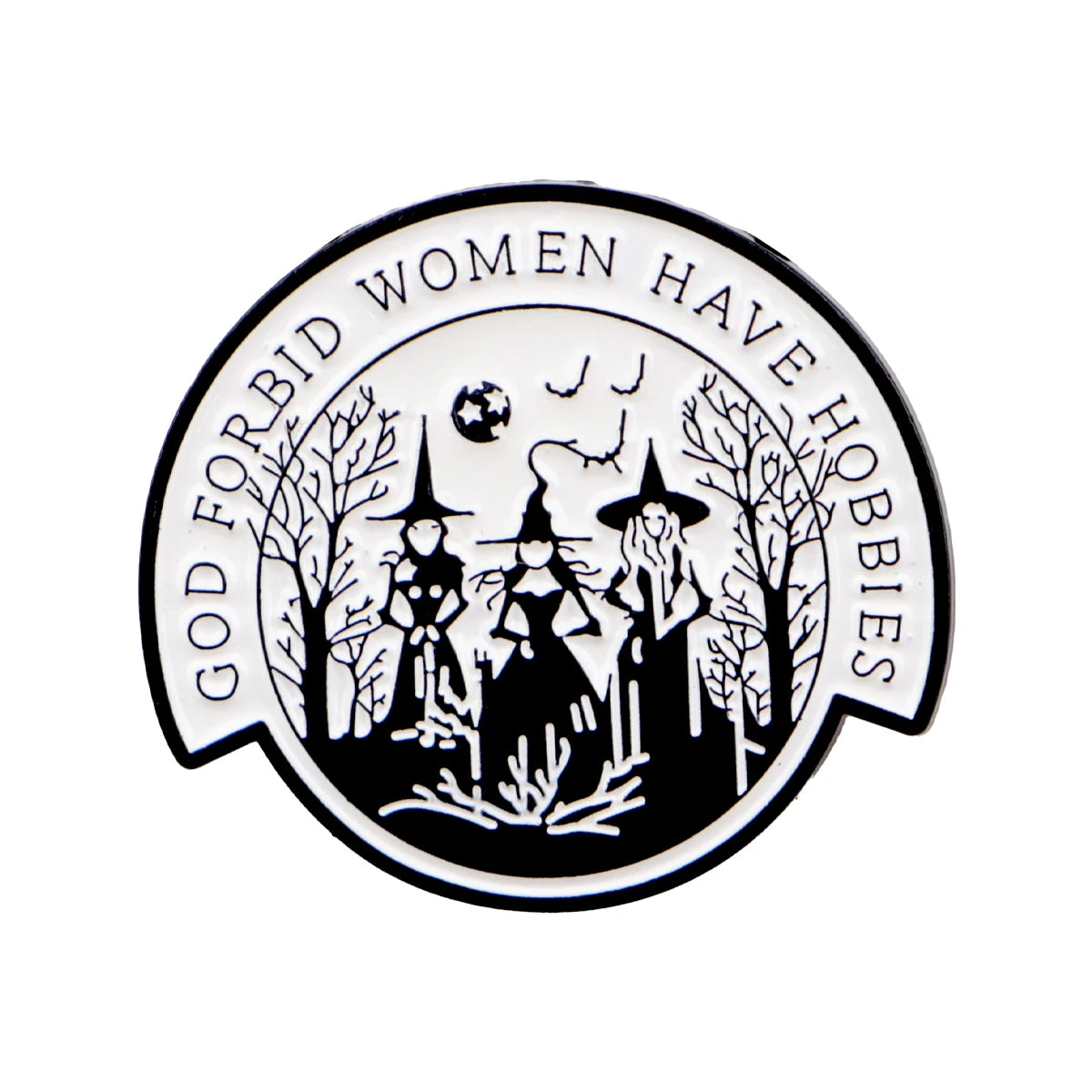 Funny Witch Enamel Pins Badges on Backpack Lapel Pins Brooches Halloween Jewelry Cosplay Accessories Party Gifts Toy