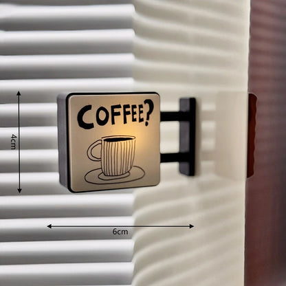 Retro Coffee Corner Refrigerator Magnet