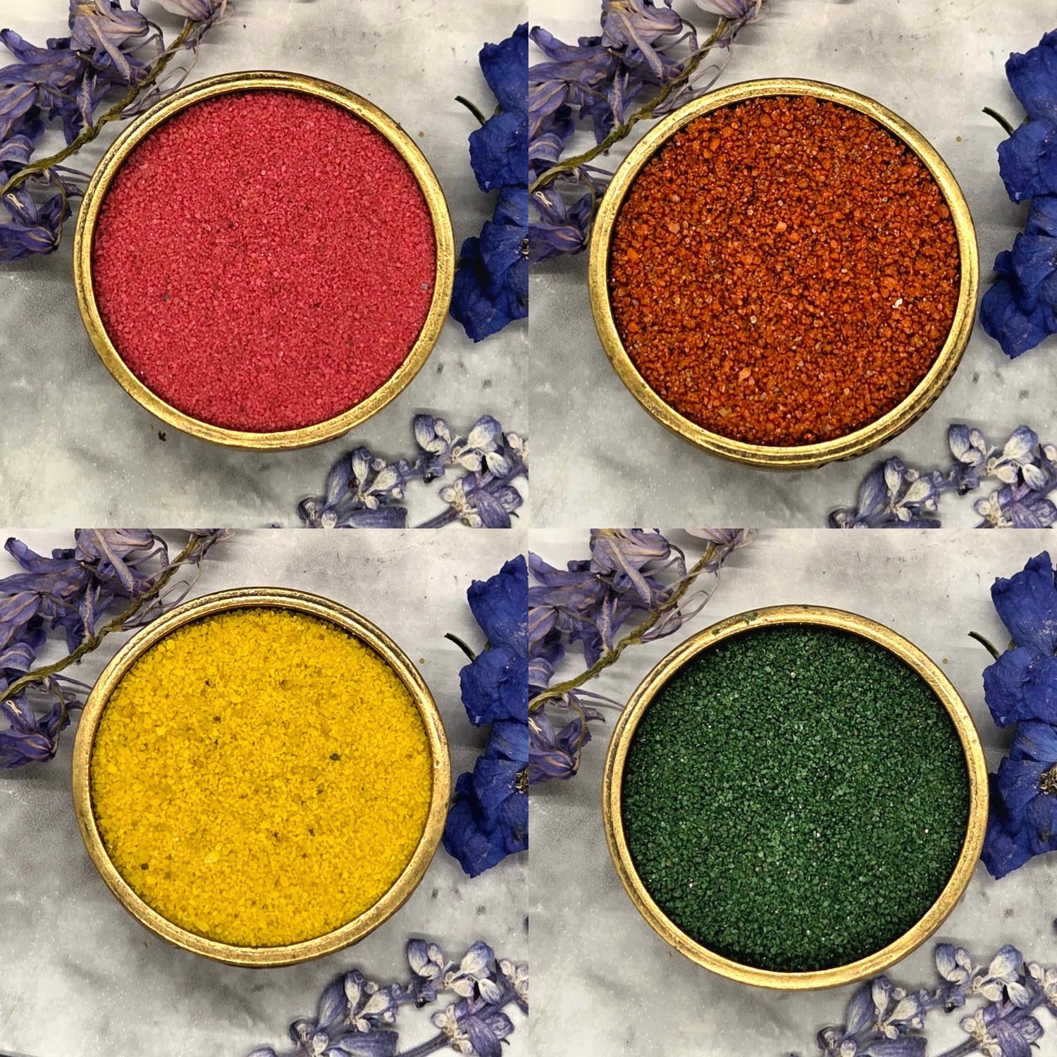 Cauldron Sand Colored Sand for Incense Candles Charcoal Burning Wiccan Pagan Spells Rituals Surprise Inside