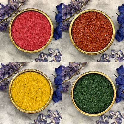 Cauldron Sand Colored Sand for Incense Candles Charcoal Burning Wiccan Pagan Spells Rituals Surprise Inside