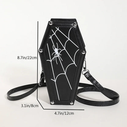Novelty Halloween Ghost Bag Gift Women Gothic Shoulder Bag Devil Skull Funny Crossbody Bags Female Girls Ghost Handbags Purse