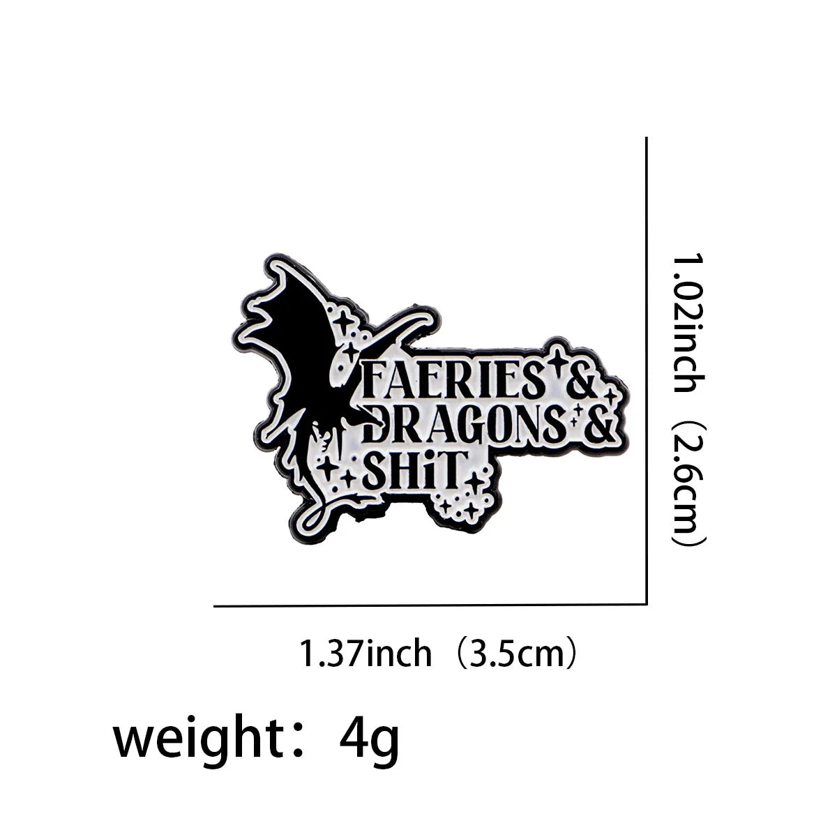 Fairy & Dragon Enamel Pins Cartoon Women'S Brooches Men Lapel Pins Badge on Backpack Costume Accessories Fantasy Jewelry Gifts