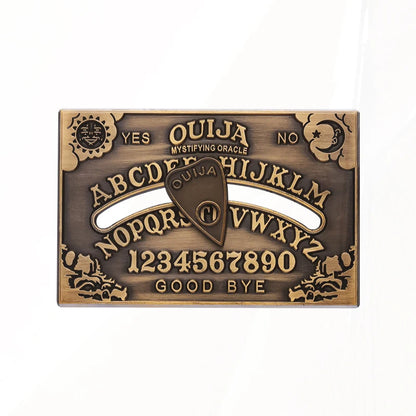 Or No Sun and Moon Bronze Pines Lapel Badges Punk Gothic Jewelry Gift for Friends Ouija Board Brooch Custom Yes