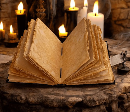 Leather Journal Blank Spell Book