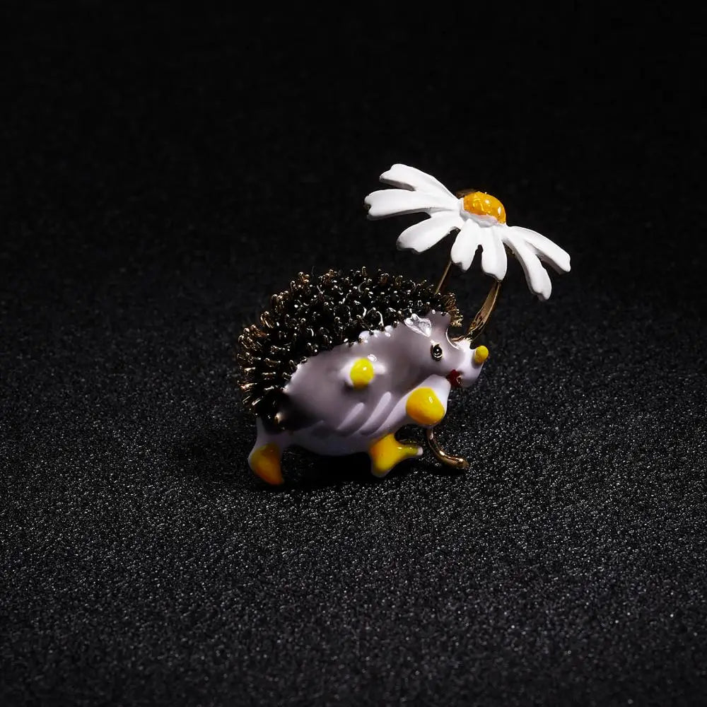 Hedgehog Brooch