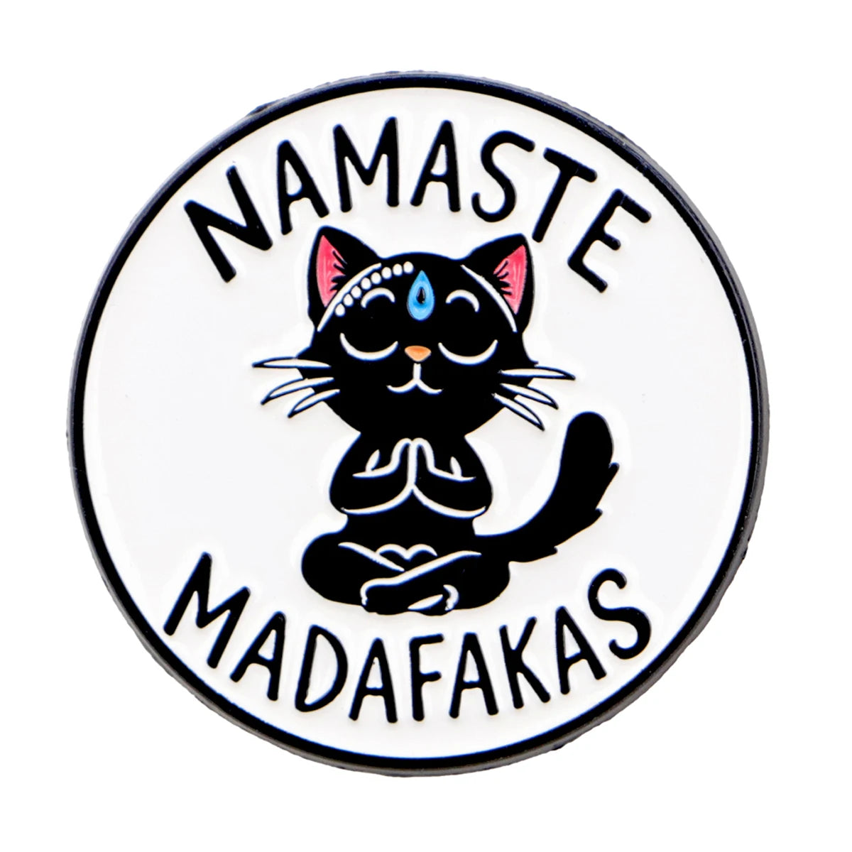Yoga Cat Enamel Pin Cartoon Brooch Pines Lapel Pins Badge on Backpack Clothing Accessories Animal Jewelry Friends Gifts