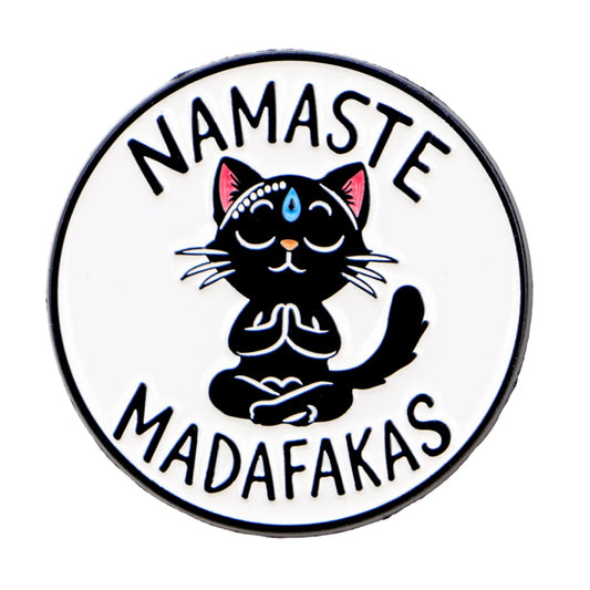 Yoga Cat Enamel Pin Cartoon Brooch Pines Lapel Pins Badge on Backpack Clothing Accessories Animal Jewelry Friends Gifts
