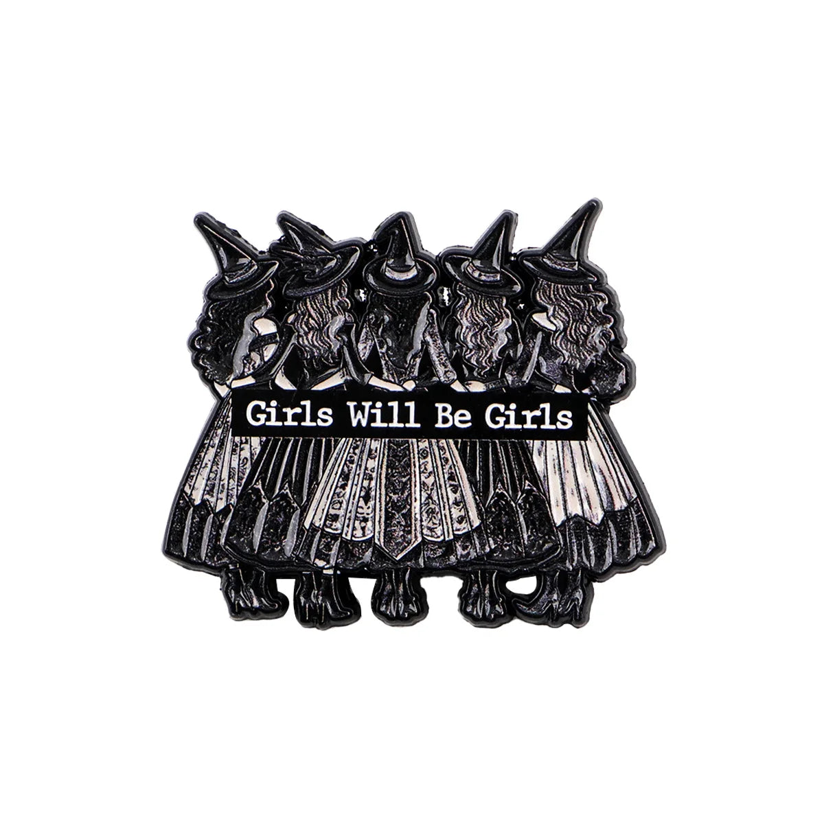 Funny Witch Enamel Pins Badges on Backpack Lapel Pins Brooches Halloween Jewelry Cosplay Accessories Party Gifts Toy