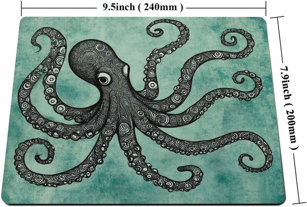 Octopus Rectangle Mouse Pad