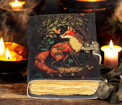 Leather Journal Blank Spell Book