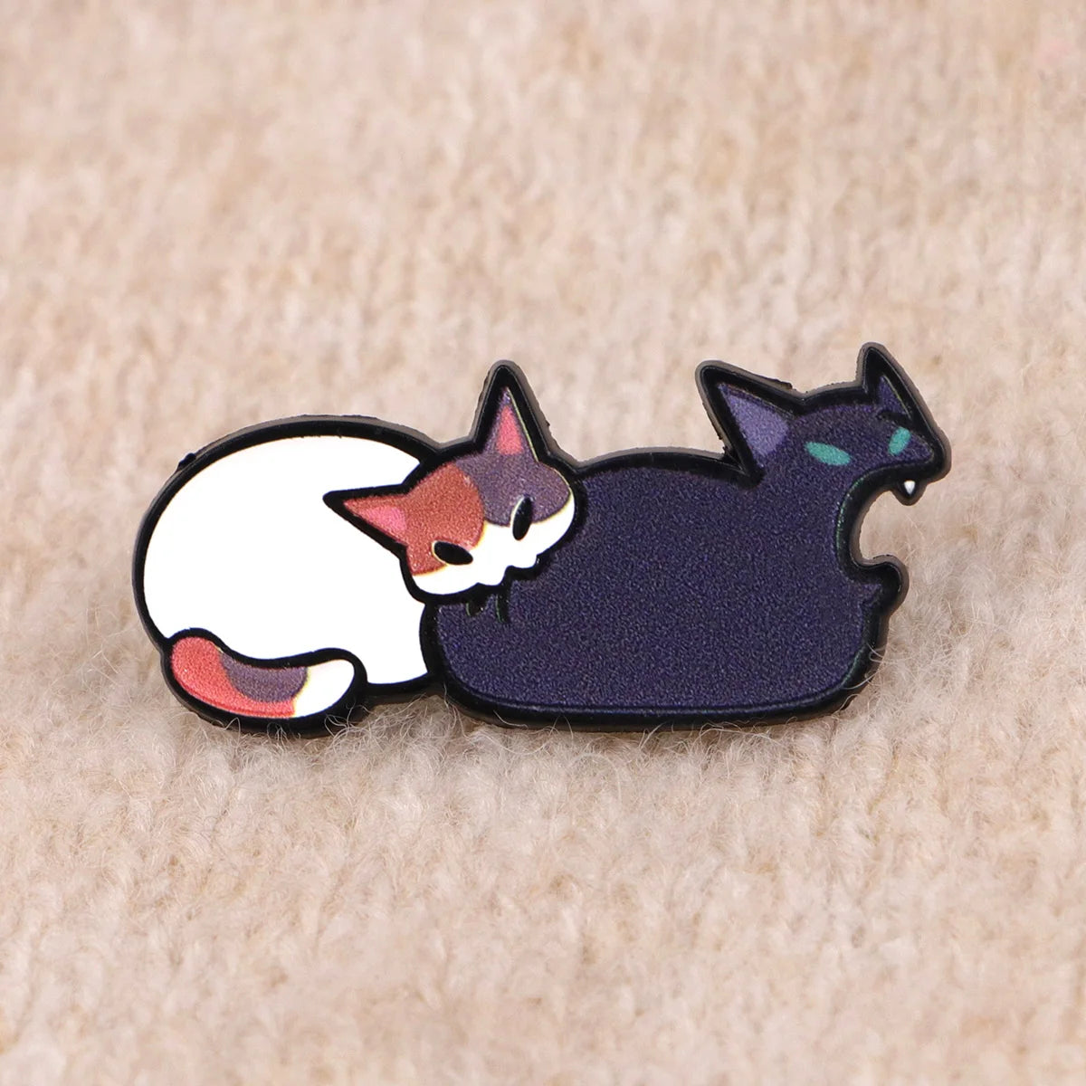 Funny Cat Enamel Pin Cartoon Animal Brooch Pines Lapel Pins Badge on Backpack Clothing Accessories Fashion Jewelry Friends Gifts