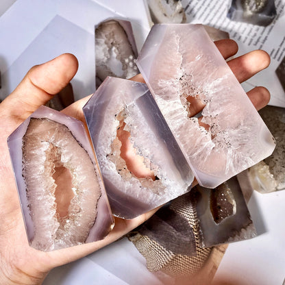 1PC Geode Agate Point