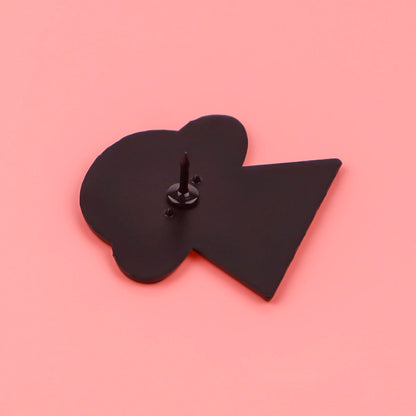 UFO Alien Enamel Pin Black Cat Badges on Backpack Brooches for Women Men Lapel Pins Cosplay Accessories Toys Gift