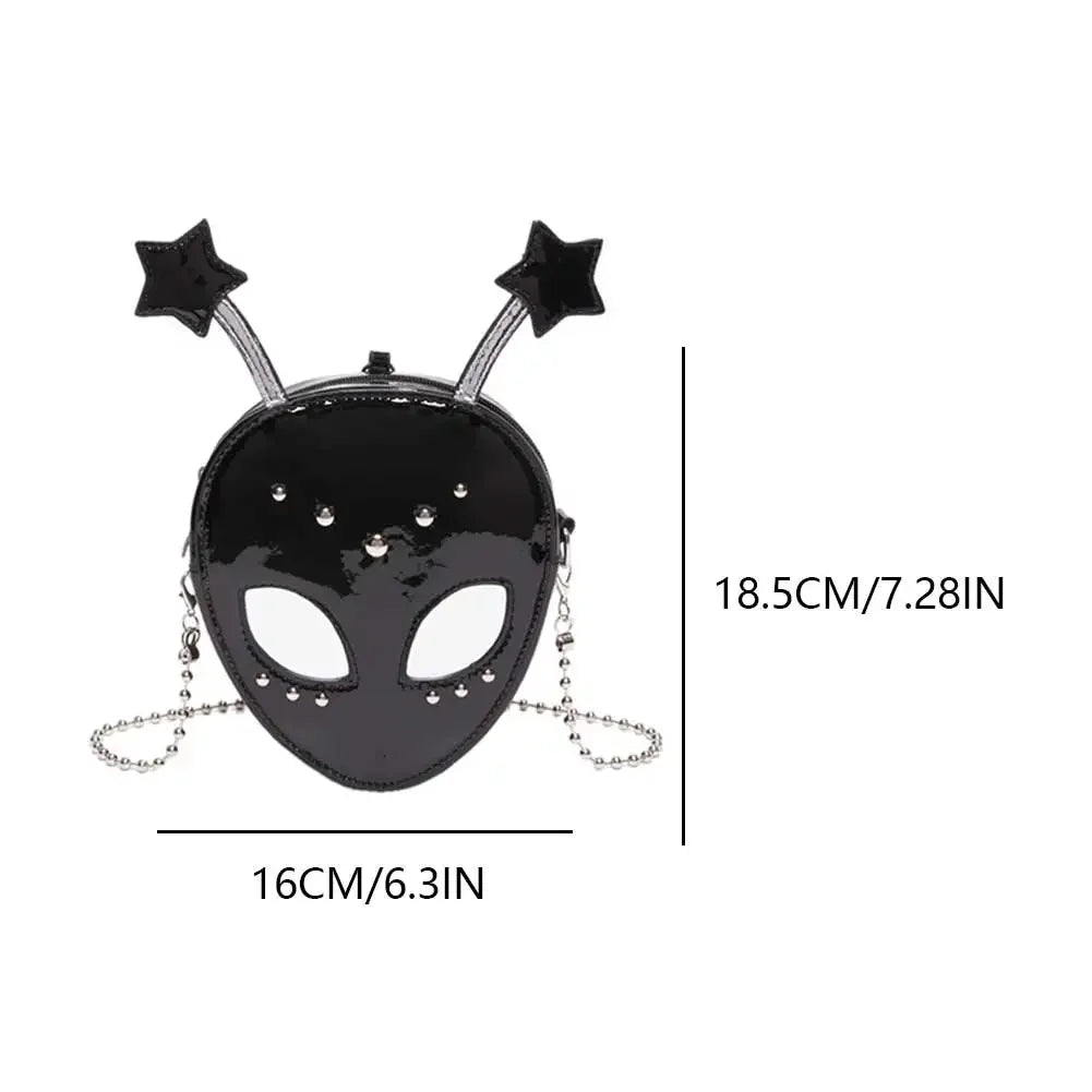 Novelty Halloween Ghost Bag Gift Women Gothic Shoulder Bag Devil Skull Funny Crossbody Bags Female Girls Ghost Handbags Purse