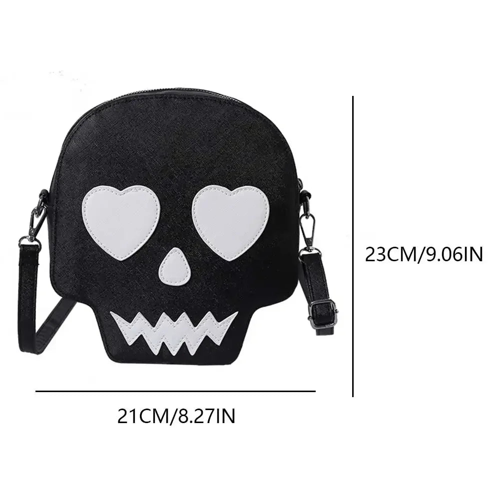 Novelty Halloween Ghost Bag Gift Women Gothic Shoulder Bag Devil Skull Funny Crossbody Bags Female Girls Ghost Handbags Purse