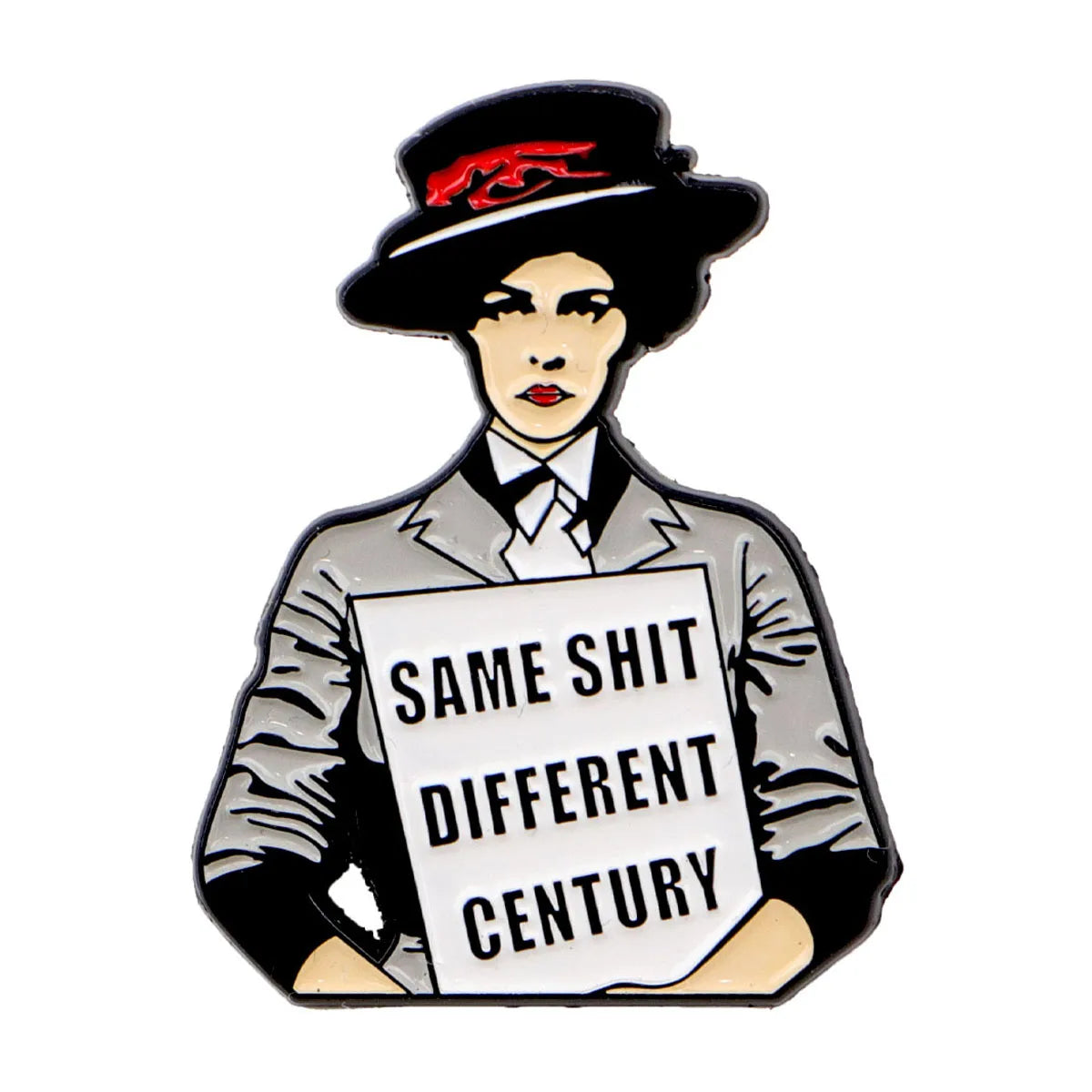 Feminist Enamel Pins Women'S Rights Activism Brooches Hat Lapel Pins Badge on Backpack Costume Accessories Fashion Jewelry Gift