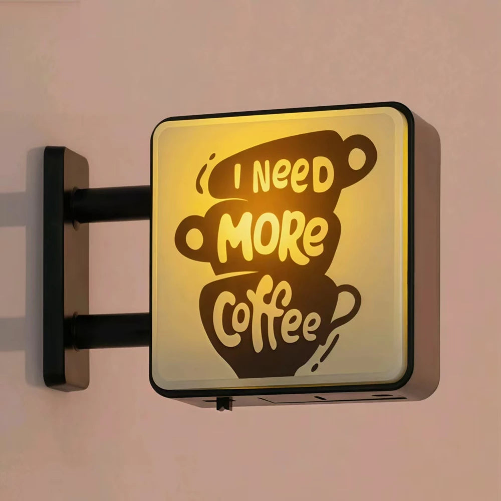 Retro Coffee Corner Refrigerator Magnet