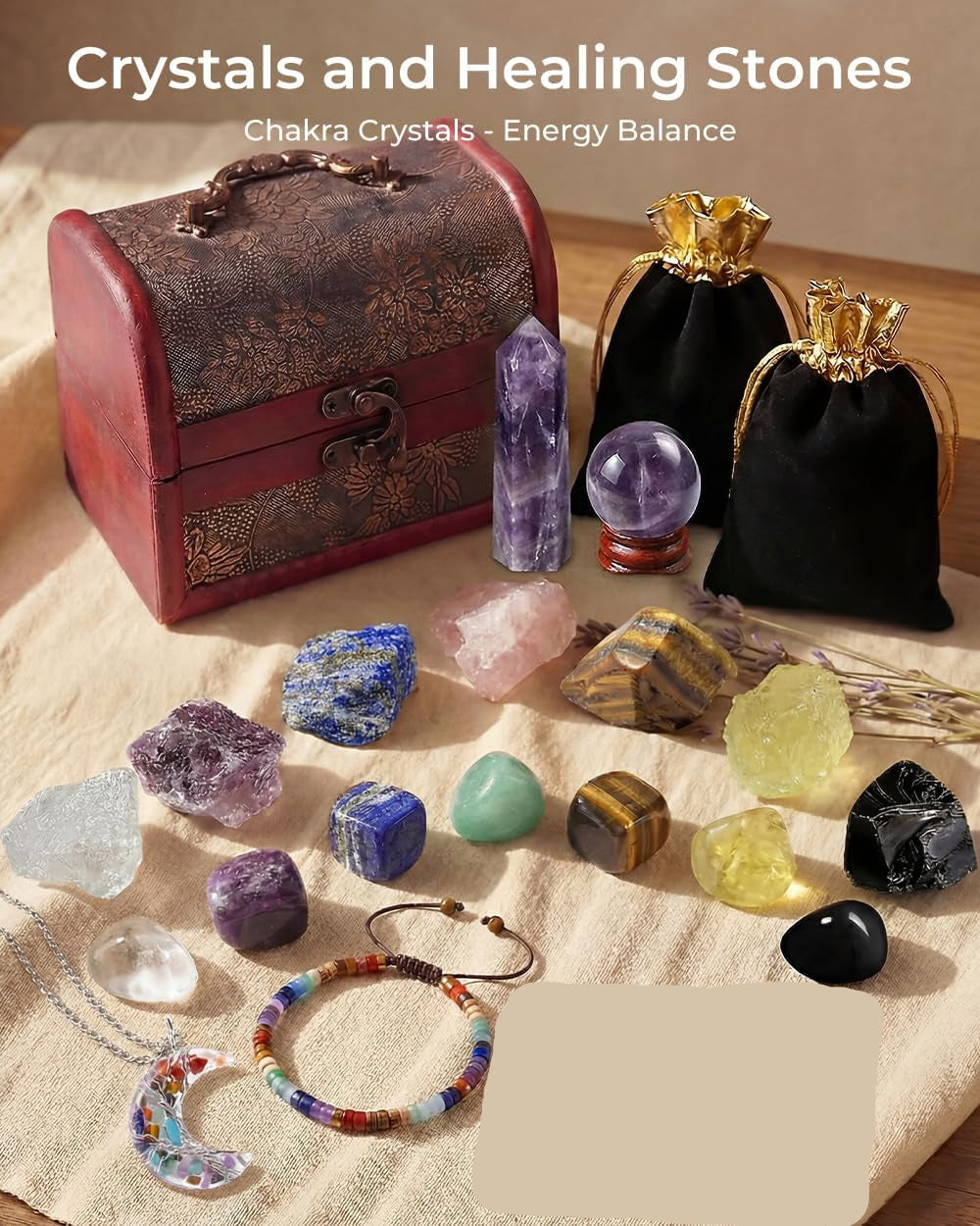 Chakra Healing Crystals Set 
