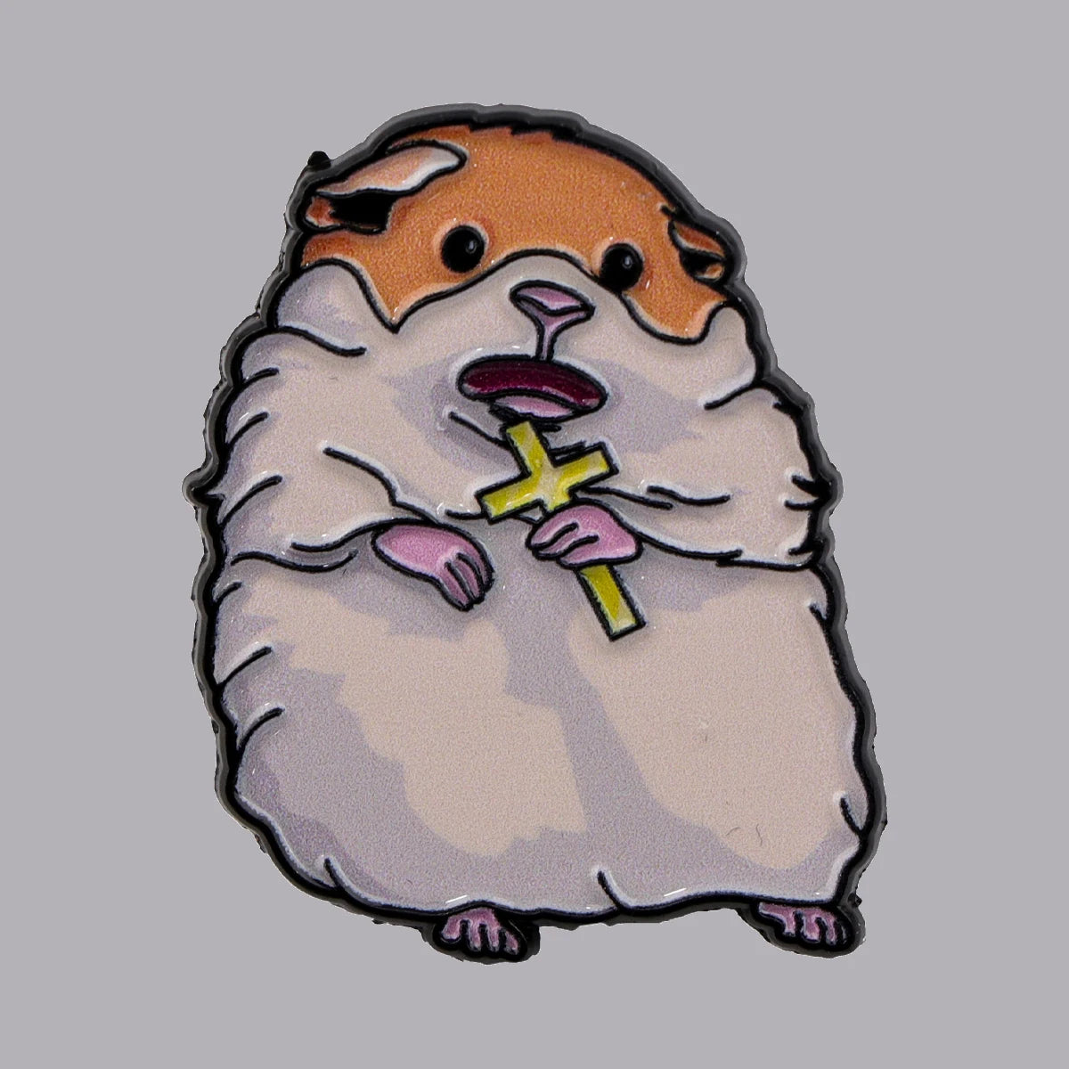 Cute Hamster Enamel Pin Cute Mouse Brooch Pines Lapel Pins Badge on Backpack Clothing Accessories Animal Jewelry Birthday Gifts