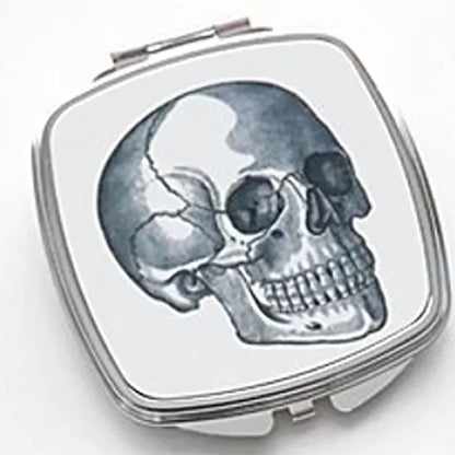 Goth Anatomical Heart Skull Anatomy Compact Mirror