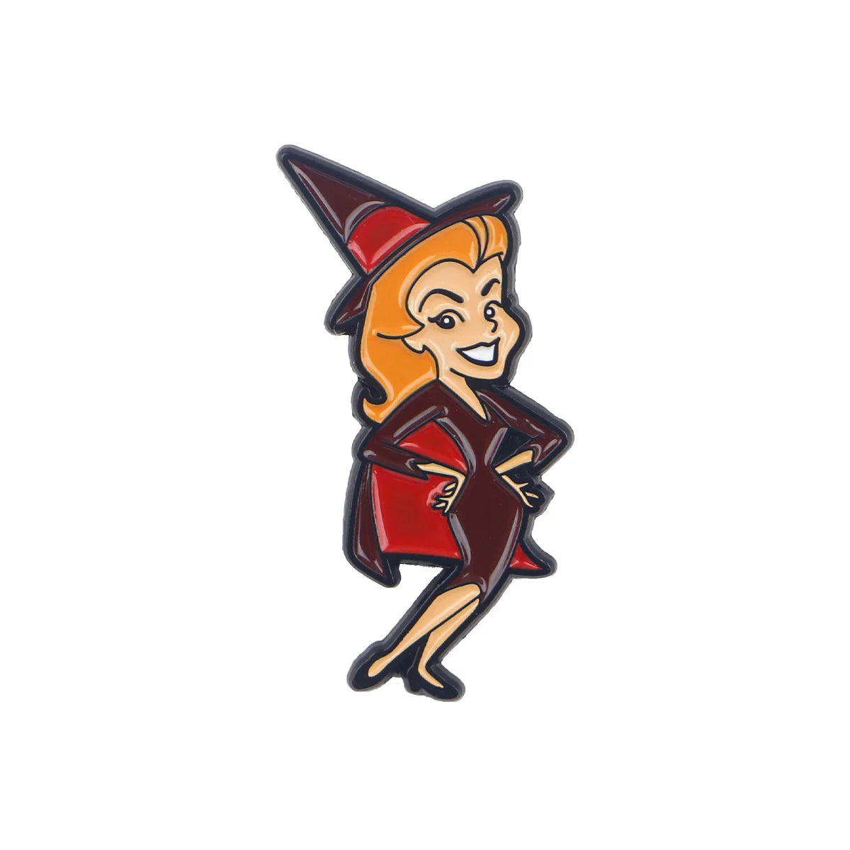 Funny Witch Enamel Pins Badges on Backpack Lapel Pins Brooches Halloween Jewelry Cosplay Accessories Party Gifts Toy