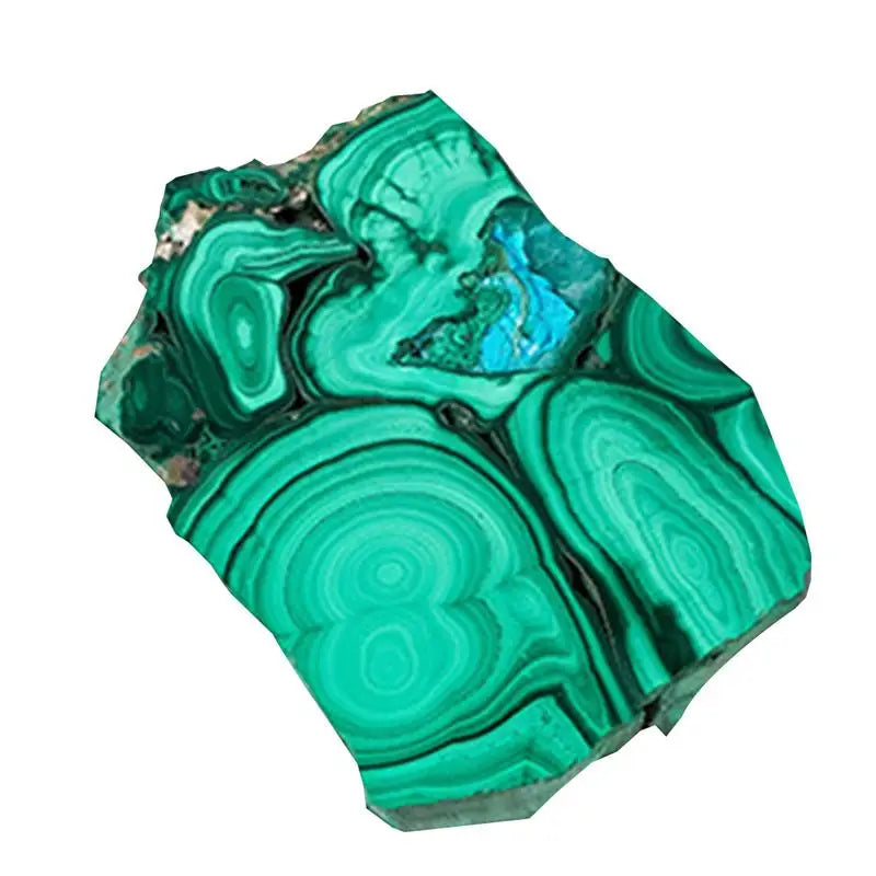 Natural Crystal Malachite Slice