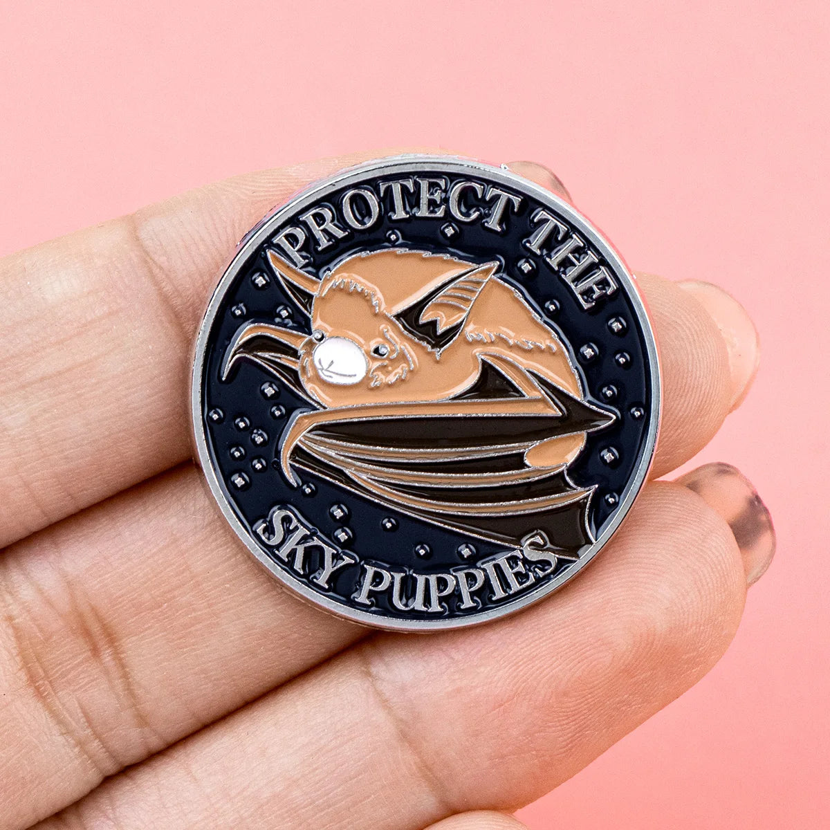 Cartoon Bat Enamel Pin Funny Brooch Pines Lapel Pins Badge on Backpack Clothing Accessories Fashion Jewelry Friends Gifts