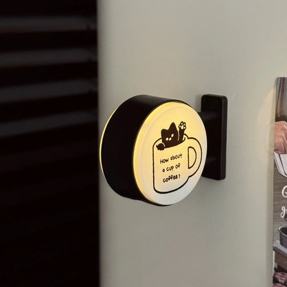 Retro Coffee Corner Refrigerator Magnet