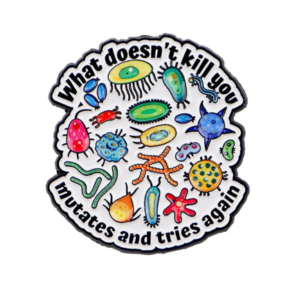 Bacterial Enamel Pin Doctor'S Quote Brooch Pines Lapel Pins Badge on Backpack Clothing Accessories Medical Jewelry Friends Gifts