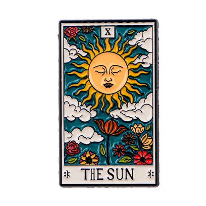 Tarot Sun Enamel Pin